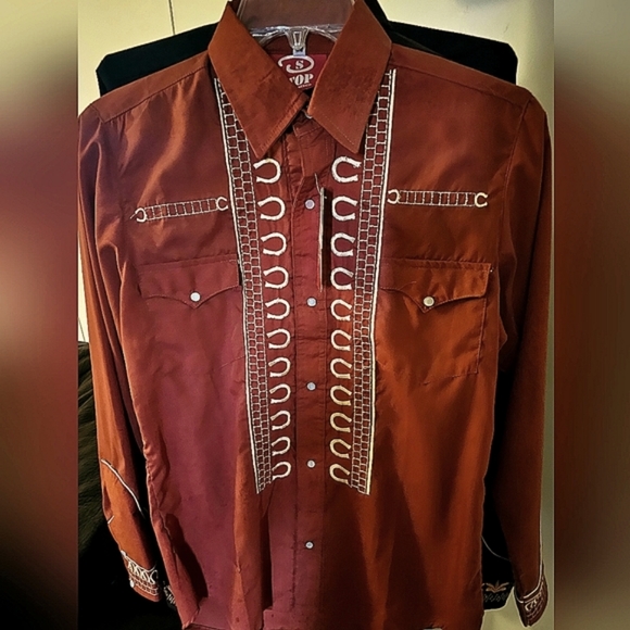 white cowboy dress shirt